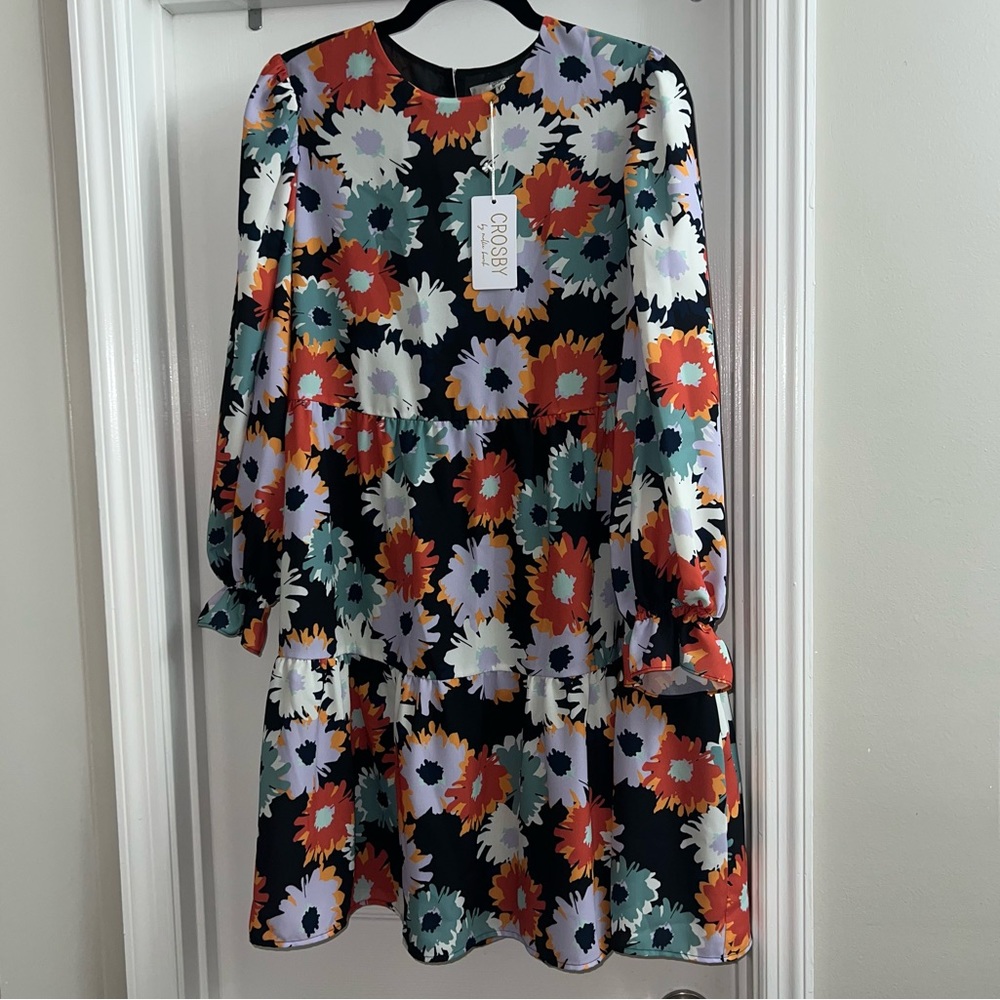 Crosby by Millie Burch - Kirkby Floral Tie Dye Dress